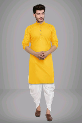 ZEDIN Men Kurta Dhoti Set
