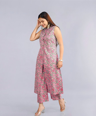 Isha e Kart Women Kurta Palazzo Set
