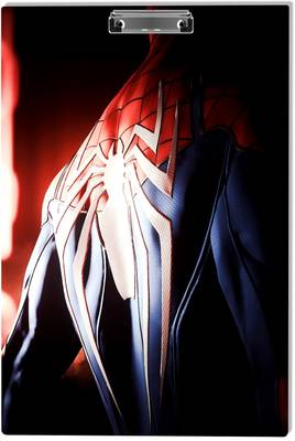 NA Styles Spider-Man Ps4 Super Hero Digital Reprint Clip Board Exam Pad (14 x 10 Inches)