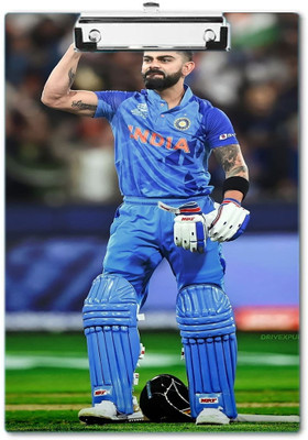 Craft Advertising Virat King Kohli 1Digital reprint examination pad school collage Size 14x10 inch(Set of 1, Multicolor)