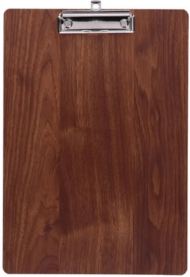 Youva Wooden Exam Board for students and artists-Size-24 cm x 34.5 cm(Set of 1, Brown, Beige)