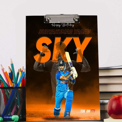 Craft Advertising Suryakumar Yadav1 Digital reprint examination pad school collage Size 14x10 inch(Set of 1, Multicolor)