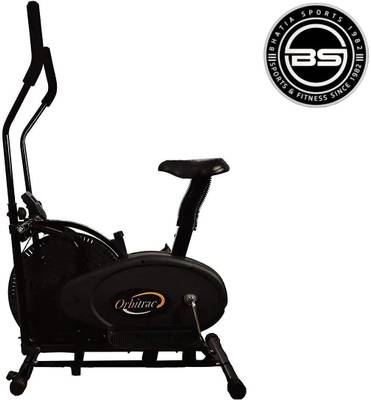 Bhatia Sports 4 In 1 Multipurpose Orbitec with cross trainer (exercise fitness cycle) Dual-Action Stationary Exercise Bike