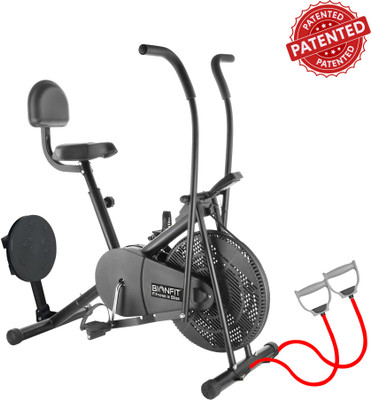 BIONFIT Moving Handle Cycle | Air for Home Gym with Twister & Back Support Dual-Action Stationary Exercise Bike(Multicolor)