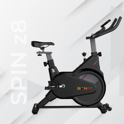 BIONFIT Spin z8 ApeXPro Magnetic Resistance Gym Cycle for Home, 6 Kg Flywheel, Cardio Spinner Exercise Bike(Black)