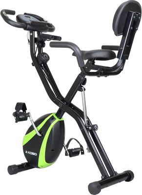 KOBO Convertible Magnetic Folding Bike – Upright + Recumbent | 3kg Flywheel Folding Bike Exercise Bike(Multicolor)