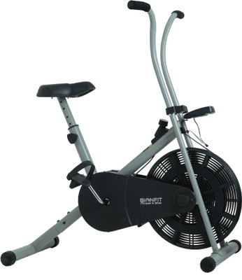 BIONFIT Fixed Handle Exercise Cycle, Air Bike for Home Gym, Indoor Cycles Exercise Bike(Grey)
