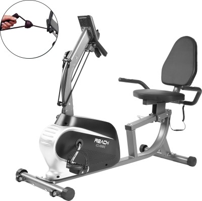 Reach Classic Recumbent Bike Exercise Cycle with Comfortable Back Support Seat Recumbent Stationary Exercise Bike(Black)