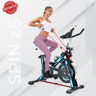 BIONFIT Gym Cycle Spin z6 for Home Workout & Fitness, Weight Loss, Cardio, Men & Women Indoor Cycles Exercise Bike(Blue)