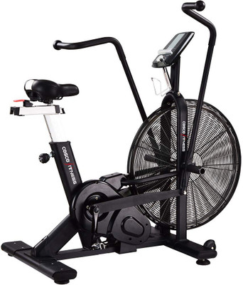 cosco fitness CEB 10 Air Bike For Home Gym Dual Belt Driven Bike Spinner Exercise Bike(Black)