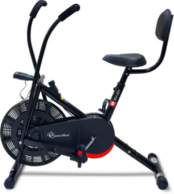 Powermax Fitness BU-201 Dual-Action Stationary Exercise Bike(Black)