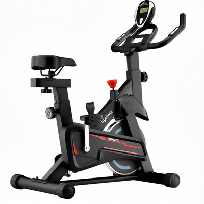 Lifelong Fit Pro Spin Fitness Bike with 7Kg Flywheel, Adjustable Resistance Spinner Exercise Bike(Black)