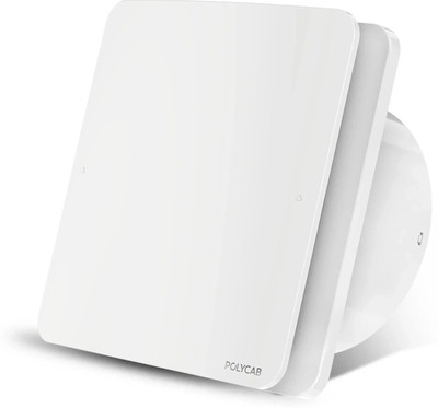 Polycab Freshly Prime | Noiseless Air , Sleek Design| 150 mm Exhaust Fan(White)