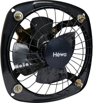 Hewa 6 inch 150 MM High Speed Fresh Air Metal Exhaust Fan 150 mm Exhaust Fan(Metallic Grey)