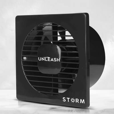 unleash Storm 6 inch Axial Ventilation Exhaust Fan For Kitchen, Exhaust Fan For Bathroom 150 mm Exhaust Fan