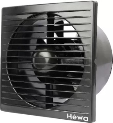 Hewa Onyx 6 inch Ventilation fan exhaust fan pure copper motor 150 mm Exhaust Fan(Black)