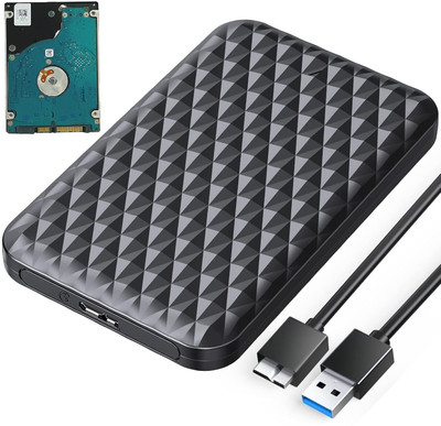 ULTRABYTES 1 TB External Hard Disk Drive (HDD)(Black, Mobile Backup Enabled)
