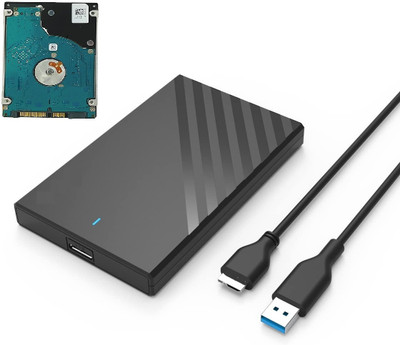 ULTRABYTES 1 TB External Hard Disk Drive (HDD)(Black, Mobile Backup Enabled)