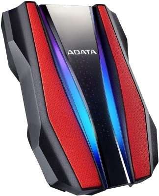 ADATA 1 TB External Hard Disk Drive (HDD)(Red)