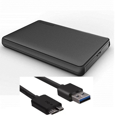 ULTRABYTES 1 TB External Hard Disk Drive (HDD)(Black)
