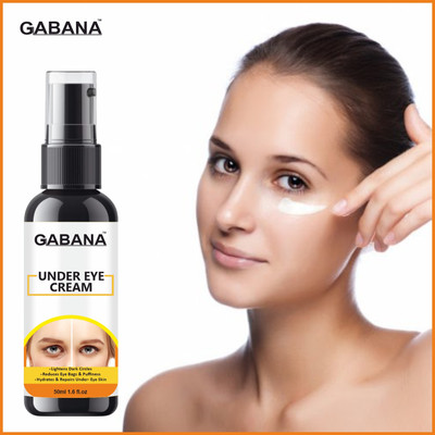 GABANA Under Eye Cream to Remove Dark Circles, Wrinkles & FineLines Pack of 1 of 50ML(50 ml)