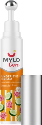 MYLO Care Under Eye Cream for Ageless Eyes | Goodness of Rose Water, Glycerin, Coffee(15 g)