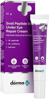 The Derma Co Snail Peptide 96 Under Eye Repair Cream with Snail Mucin & Peptide Complex(15 g)