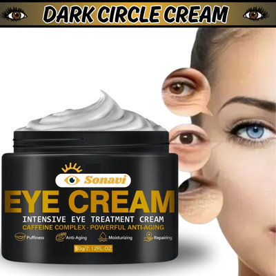 Sonavi Under Eye Cream | Quinoa Extract | For Dark Circles Puffiness & Wrinkles(50 g)