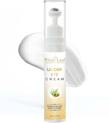 White Leaf Natural Under Eye Cream For Dark Circles And Wrinkles Removal Roll-On(15 ml)