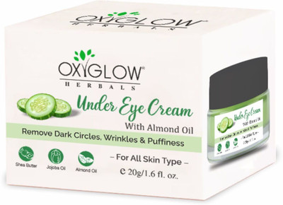 oxy glow herbals Under Eye Cream|Remove Dark Circles|Wrinkles & Puffiness|Almond Oil(20 g)