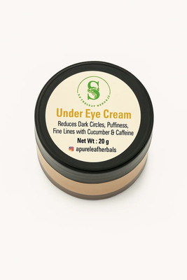 APURELEAF HERBALS Herbal Under Eye Cream with Cucumber & Caffeine – Reduces Dark Circles(20 g)
