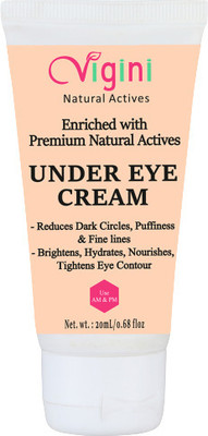 Vigini Under Eye Dark Circles Puffiness Patches Removal Anti Wrinkle Cream Men Women(20 g)