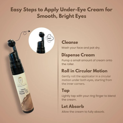 RAWLS Coffee Under Eye Cream Gel for Women & Men to Reduce Dark Circles and Puffiness(15 ml)