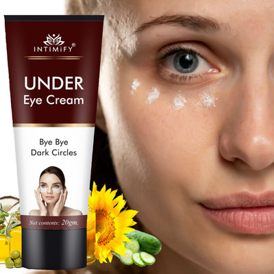 INTIMIFY Dark Circle Remover Cream, Reduce Wrinkles, Puffiness, Fine Lines & Eye Bags(20 g)