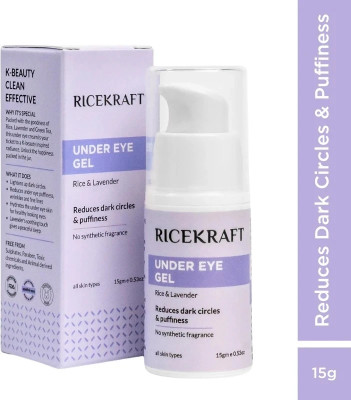 Ricekraft Under Eye Gel For Dark Circles(15 g)