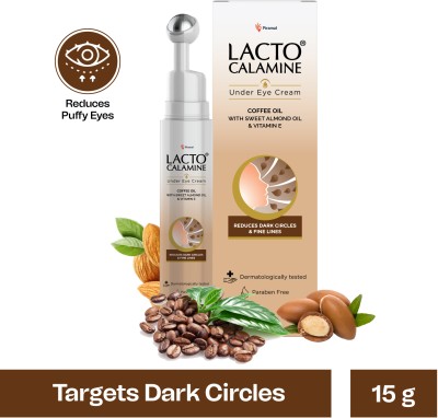 Lacto Calamine Under Eye Cream for Dark Circles, Fine Lines & Puffy Eyes(15 g)