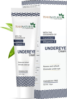 7days natural Under Eye Cream for Dark Circles, Fine Lines under eye darkness cream(30 g)