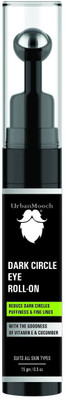 UrbanMooch Under Eye Gel Roll On with Massage Roller to Reduce Dark Circles, Puffiness(15 ml)
