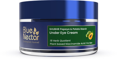 Blue Nectar Under Eye Cream for Men with Papaya Niacinamide for dark Circles & Puffiness(15 g)