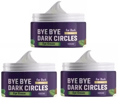 house of common Bye Bye Dark Circle Eye Cream for Dark Circles Puffiness & Wrinkles 50g Pack 3(150 g)