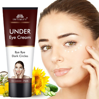 INTIMIFY Under Eye Cream for Dark Circles, Reduce Puffiness, Under Eye Wrinkle Cream(20 g)
