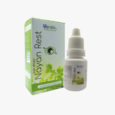 arlak Nayan Rest Eye Drop for Tired & Dry Eyes Relieves Strain & Vision Care Ayurvedic Eye Drops(10 ml)