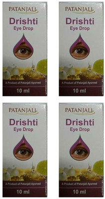 PATANJALI DIVYA DRISHTI EYE DROPS 10ML 4PCS Eye Drops(20 ml)