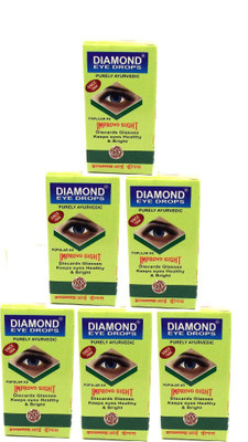 17% OFF on DIAMOND Purely Ayurvedic Eye Drops, 10 ml (6x10 ml) Eye Drops(10 ml)
