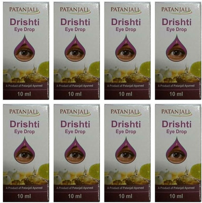 PATANJALI DIVYA DRISHTI EYE DROPS 10ML 8PCS Eye Drops(80 ml)