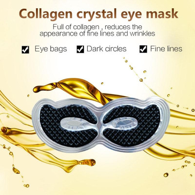 HUZURLU 3 Pair Crystal Collagen Mask under the Eye Patches(70 g)
