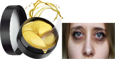 CATERINACHIARA gold Hydrogel Under Eye Patches For Dark Circles & Puffiness Reduction.1(60 ml)