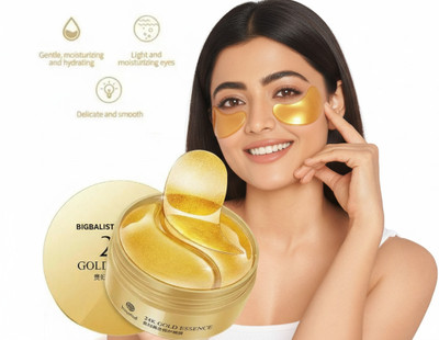 BIGBALIST Gold Under Eye Patches | Cooling & Moisturizing Eye Mask(60 g)