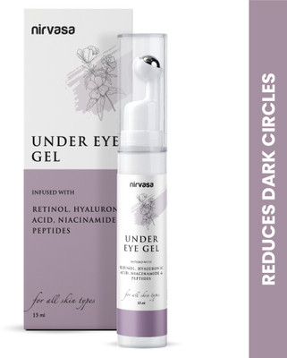 Nirvasa Under Eye Cream Gel For Reduce Dark Circles & Puffy Eyes | Wrinkles & Removal (15 Ml) For Rs. 189 @ 44 %