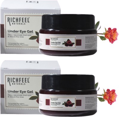 RICHFEEL Under Eye Gel 50 Gms Pack of 2(100 g)